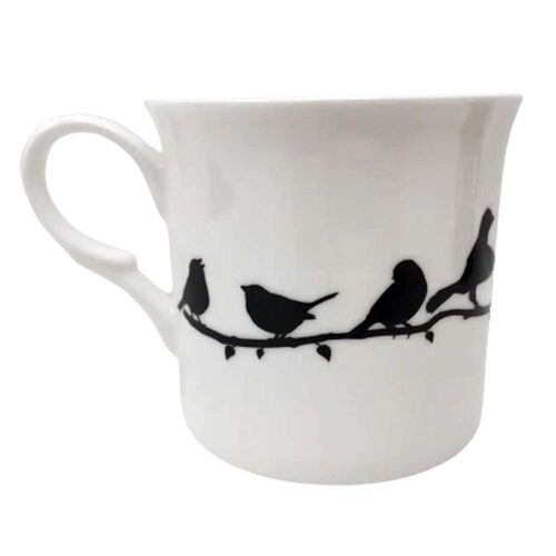 Dyme Bone China Princess Mug - Bird Silhouette